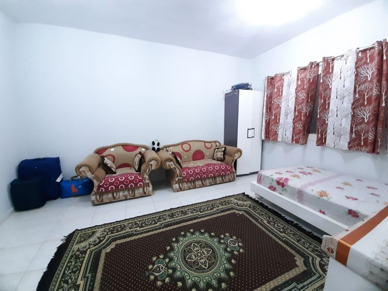 Fully Furnished Hall Room Available For Muslim Families In Shabiya 10 Mussafah Community Abu Dhabi AED 2300 Per Month